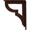 Ekena Millwork Bradford Wrought Iron Bracket, (Single center brace), Antiqued Copper 1 1/2"W x 5 1/2"D x 8"H BKTM01X05X08SBRACO - alternate 6